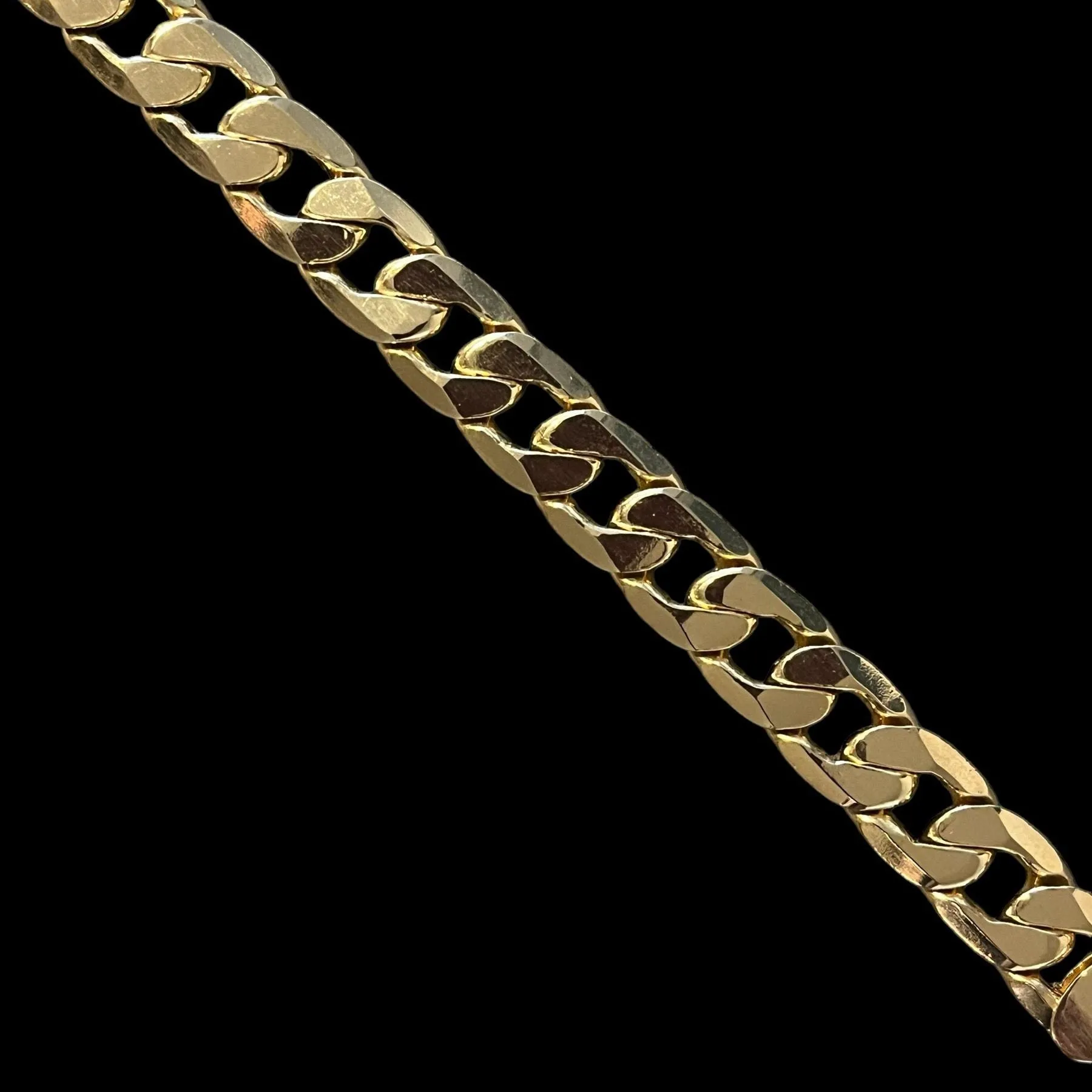 12mm Gold Filled Bonded Cuban Curb Bracelet 6/8/9 Inches