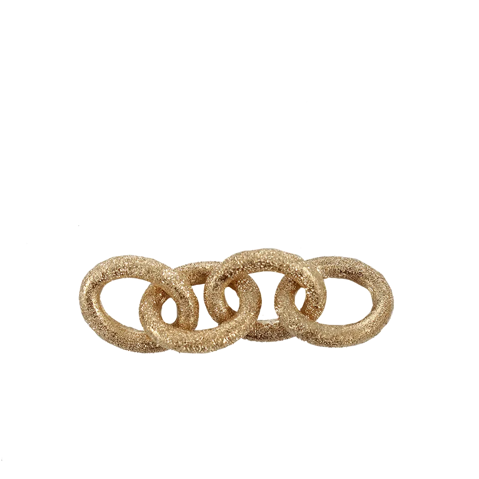 1885 Four Sparkly Gold Links