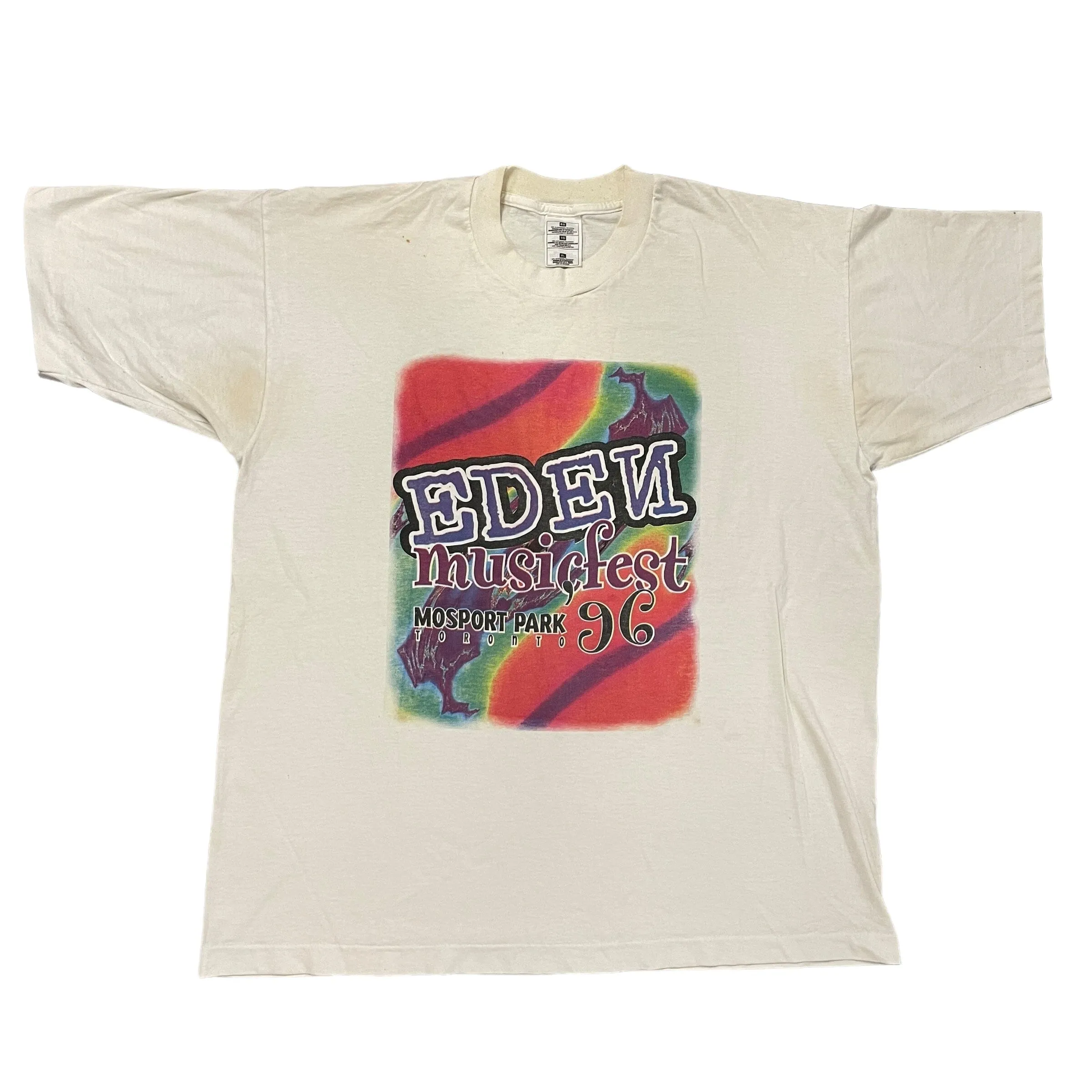 1996 Eden Musicfest Toronto Vintage 90s Single Stitch T-Shirt XL