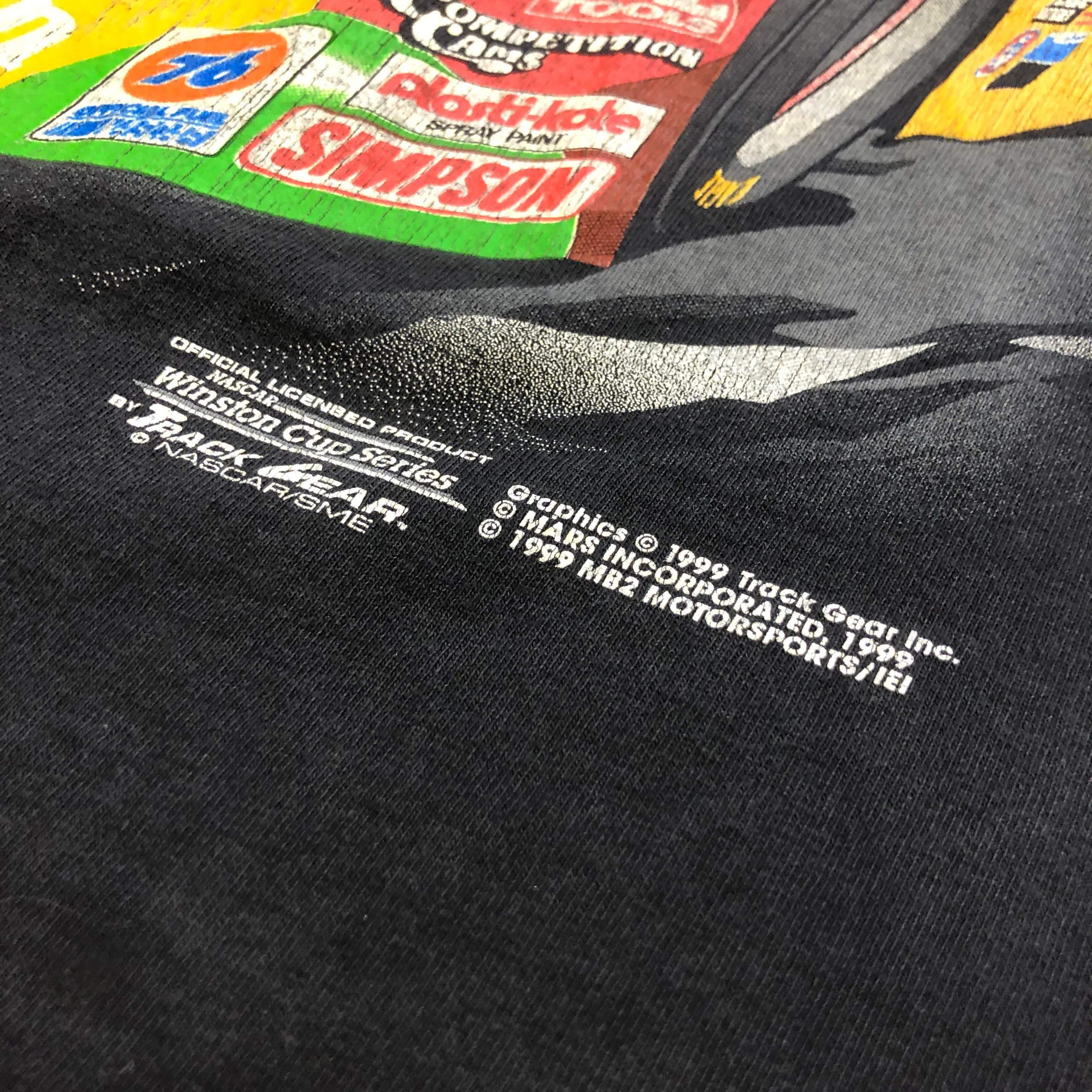 1999 Ernie Irvan "Operation Acceleration" M&Ms Pontiac Vintage Graphic T-Shirt Size XL