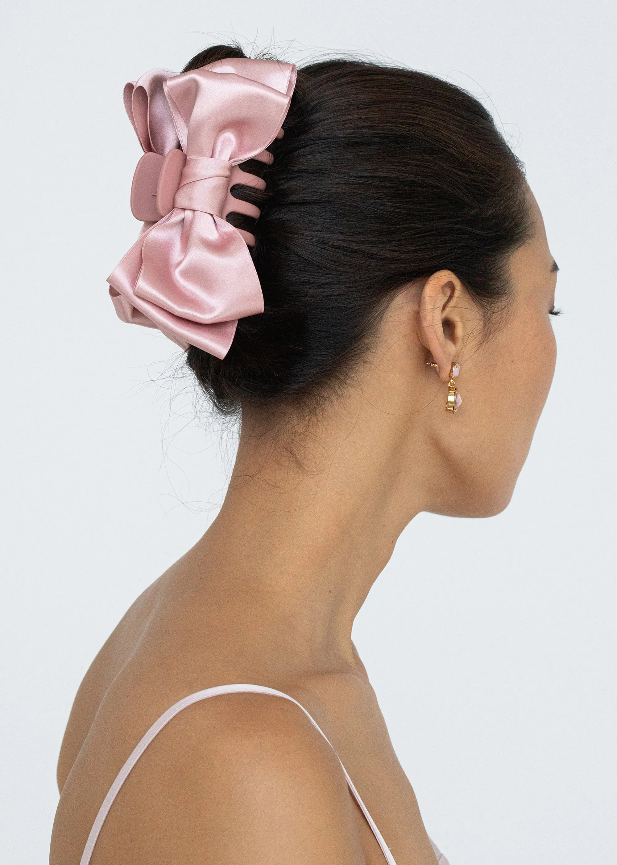 Agatha Jaw Clip -- Dusty Rose
