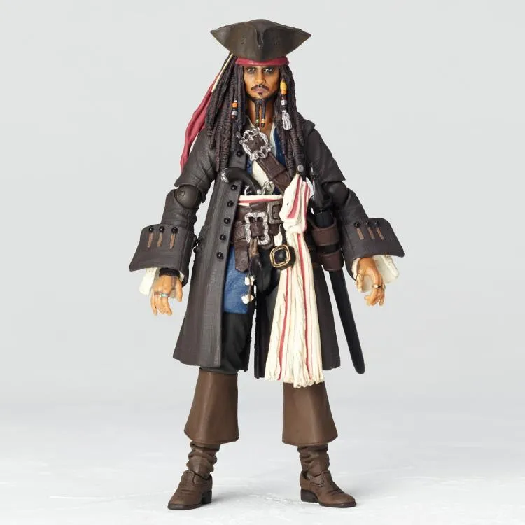 Amazing Yamaguchi Revoltech Figure Pirates of the Caribbean Jack Sparrow (2023 Release) NR006