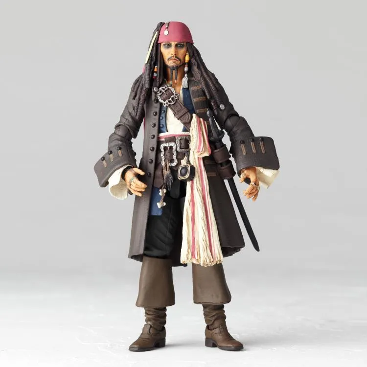 Amazing Yamaguchi Revoltech Figure Pirates of the Caribbean Jack Sparrow (2023 Release) NR006