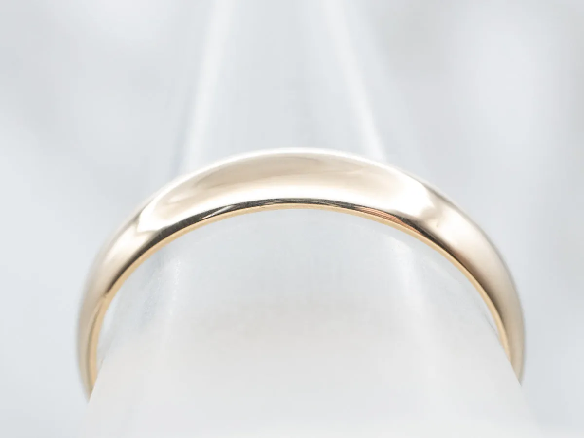 Antique 1918 Plain Gold Band