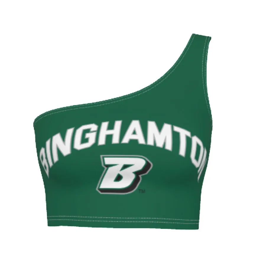 Binghamton Green One Shoulder Top