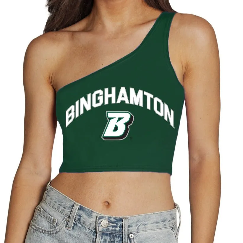 Binghamton Green One Shoulder Top