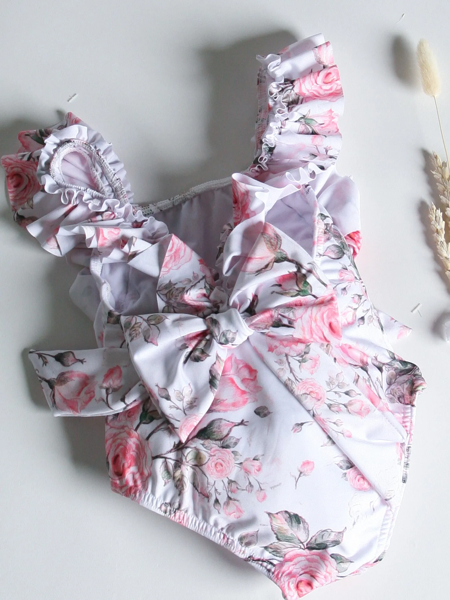'Blousie' vintage floral swimsuit