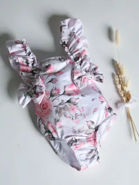 'Blousie' vintage floral swimsuit