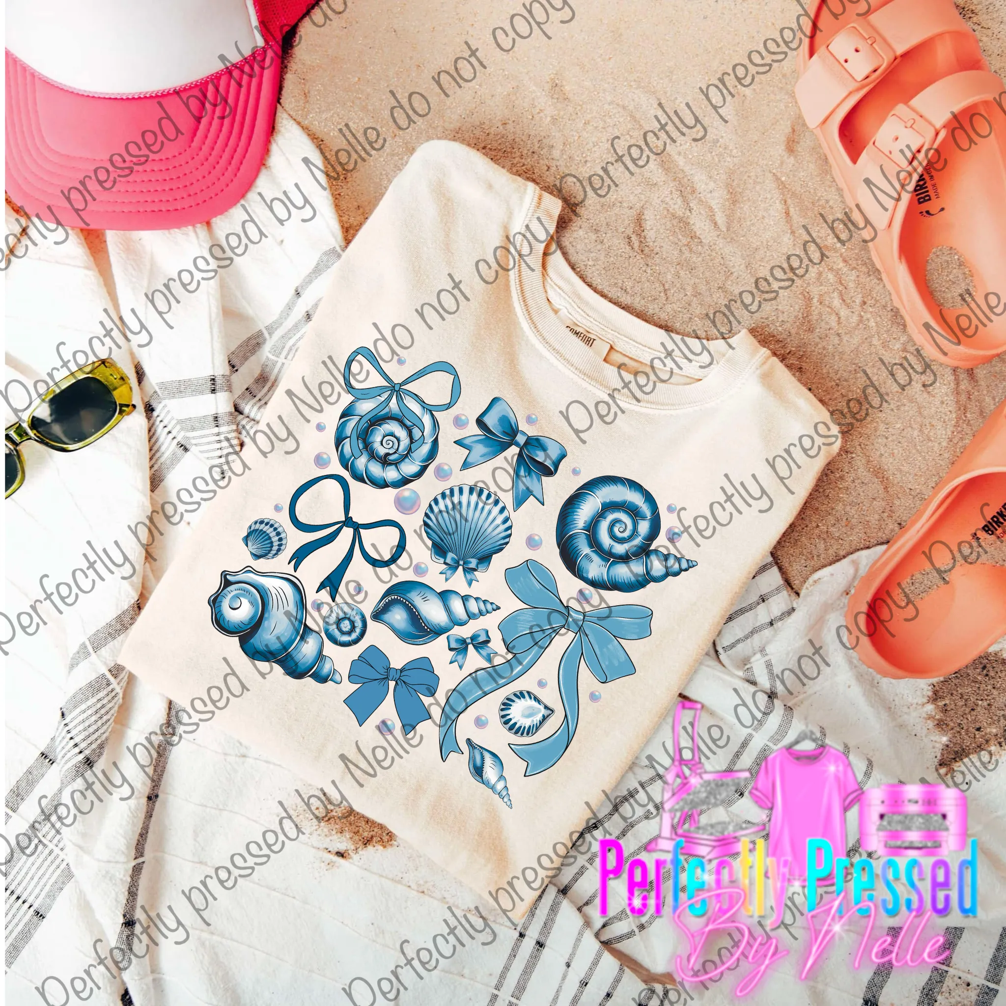 Blue Bows & Shells