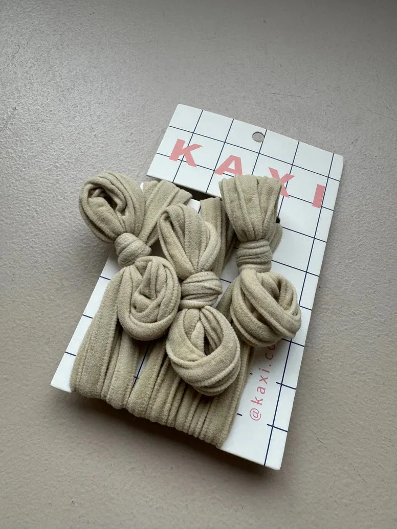 Bow Slick Baby Ponytails - 3 pack