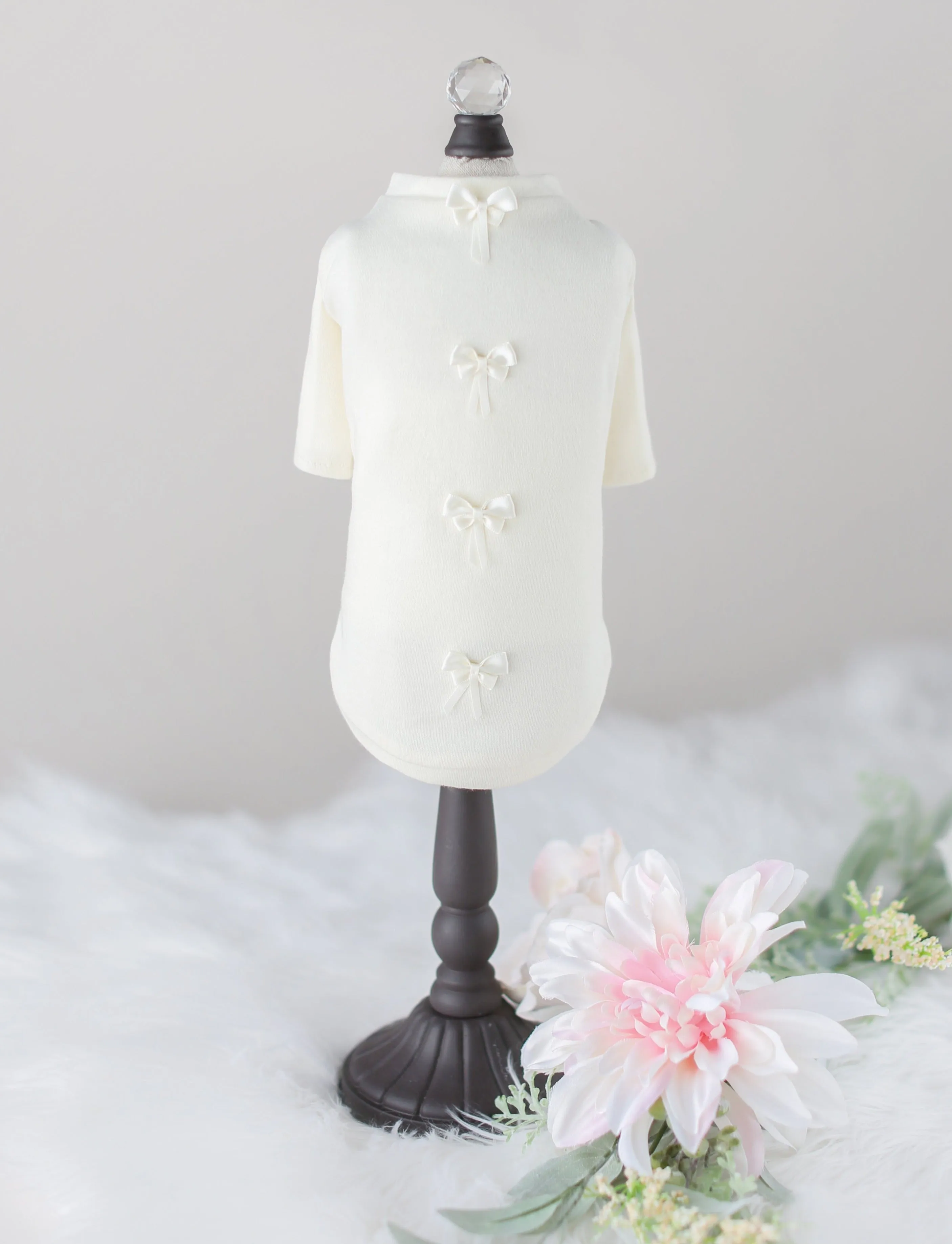 Bows Tiny Baby Dog Tee << CLEARANCE >>
