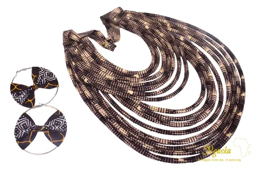 Brown Marima Multi-strand Necklace