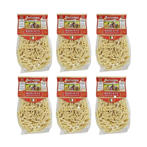 Busiate Trapanesi Sicilian Pasta, Partanna – 1lb (6-Pack Case)