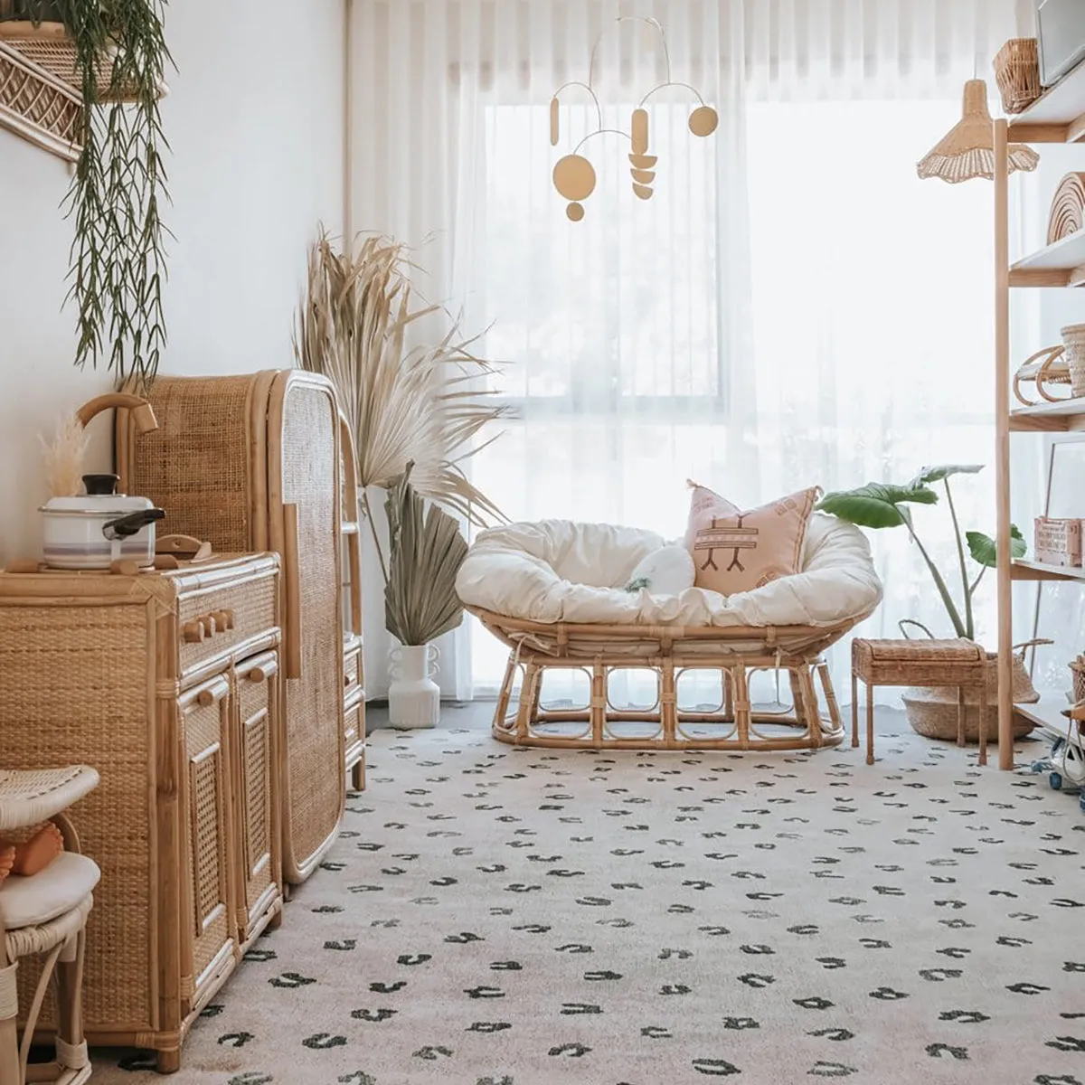 Candice Leopard Animal Print Rug