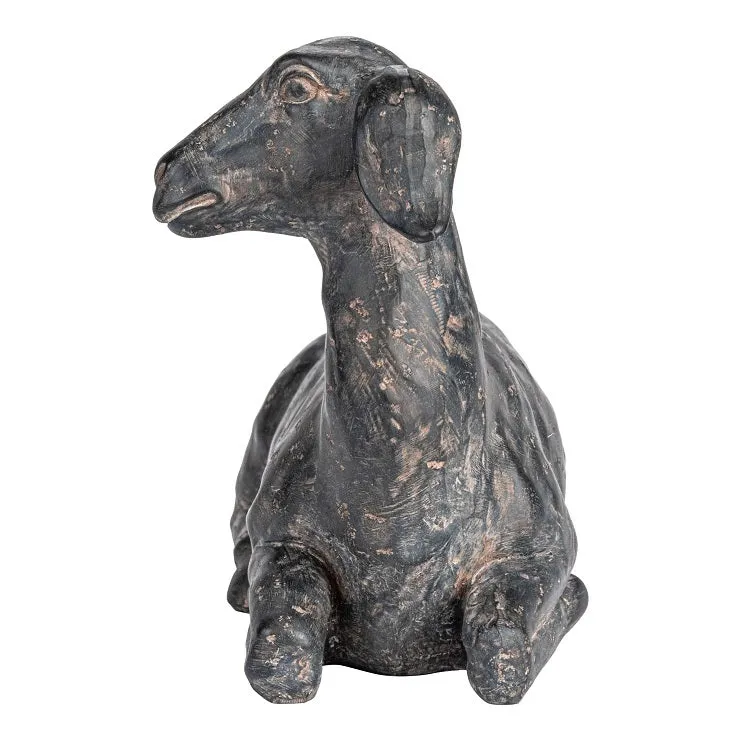 Cast Iron Finish Resting Goat