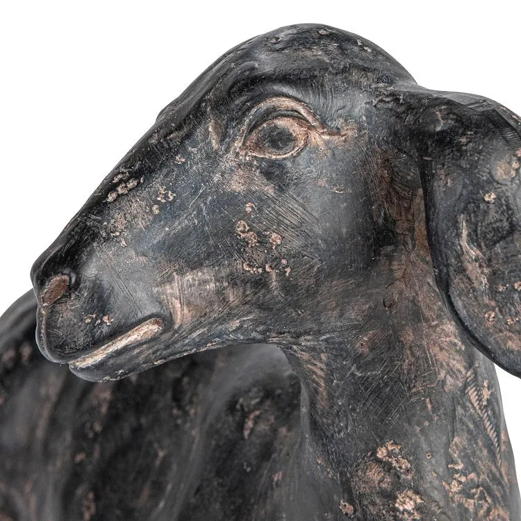 Cast Iron Finish Resting Goat