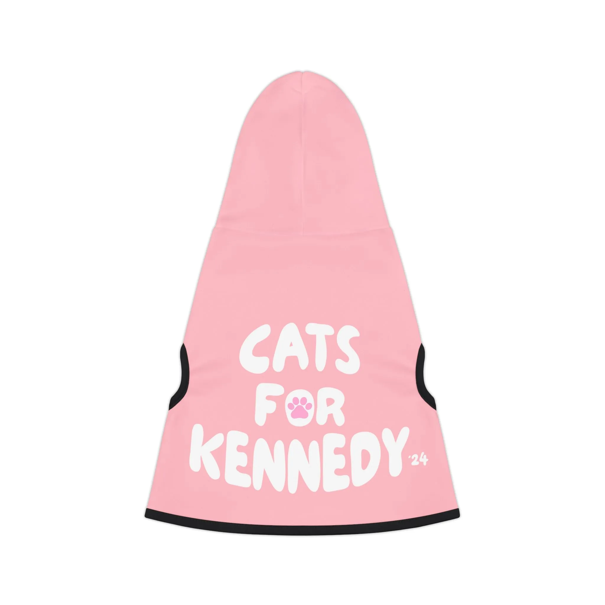 Cats for Kennedy Pet Hoodie in Pink