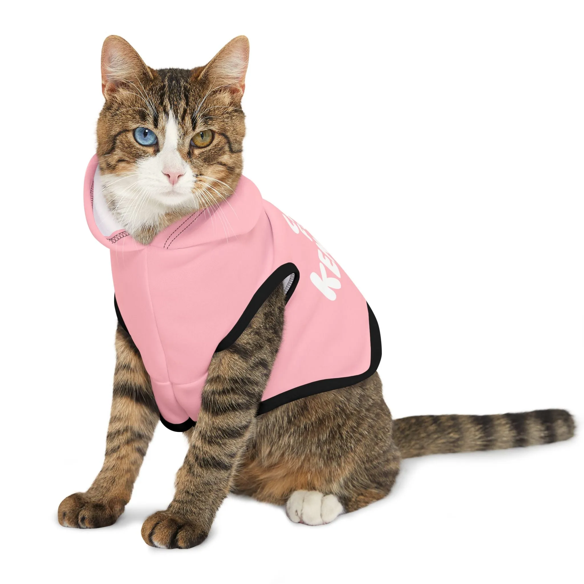 Cats for Kennedy Pet Hoodie in Pink
