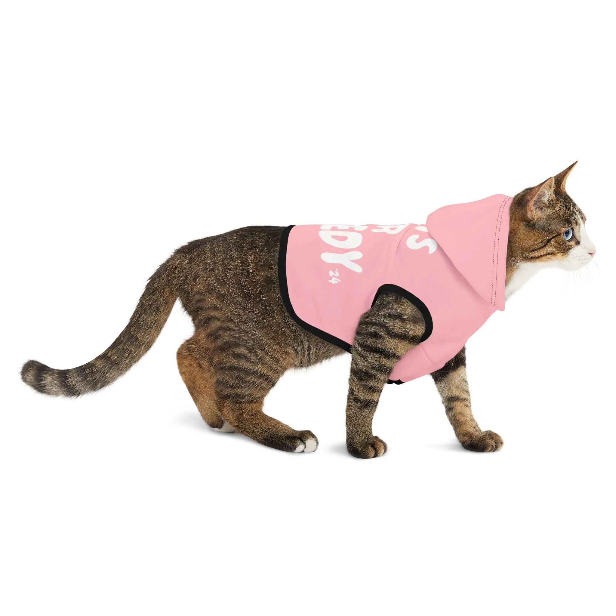 Cats for Kennedy Pet Hoodie in Pink