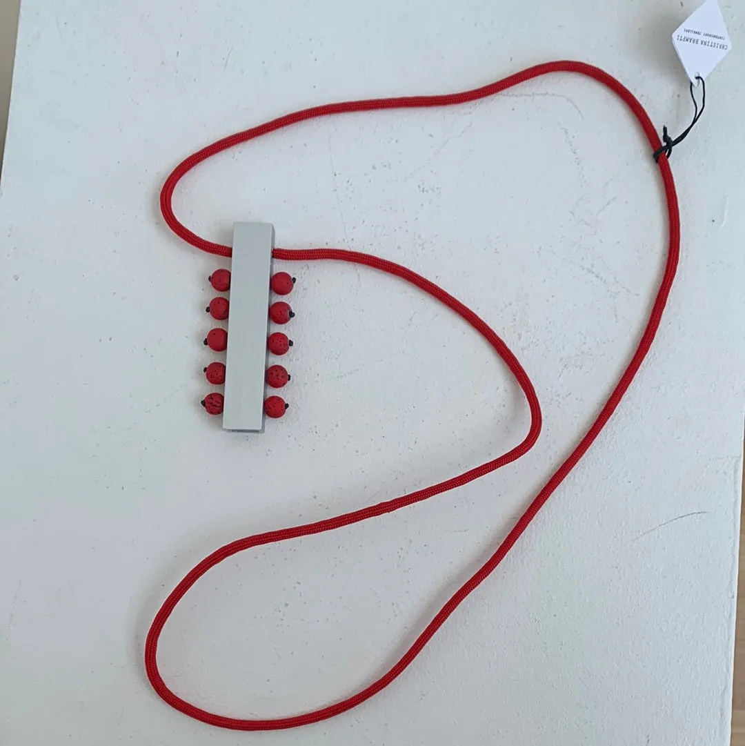 CB450 - Obly Necklace in Red