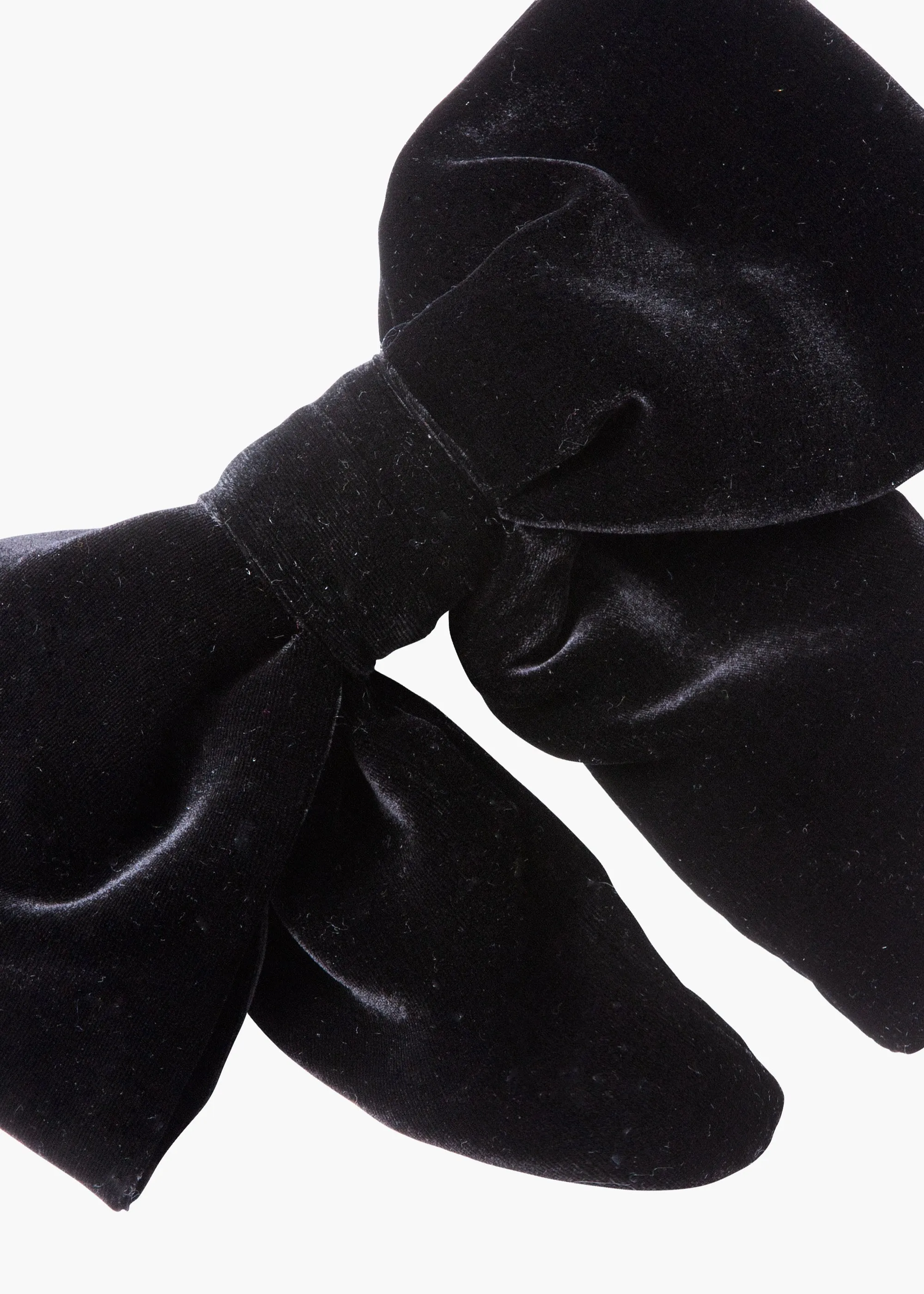Celine Bow Barrette -- Black