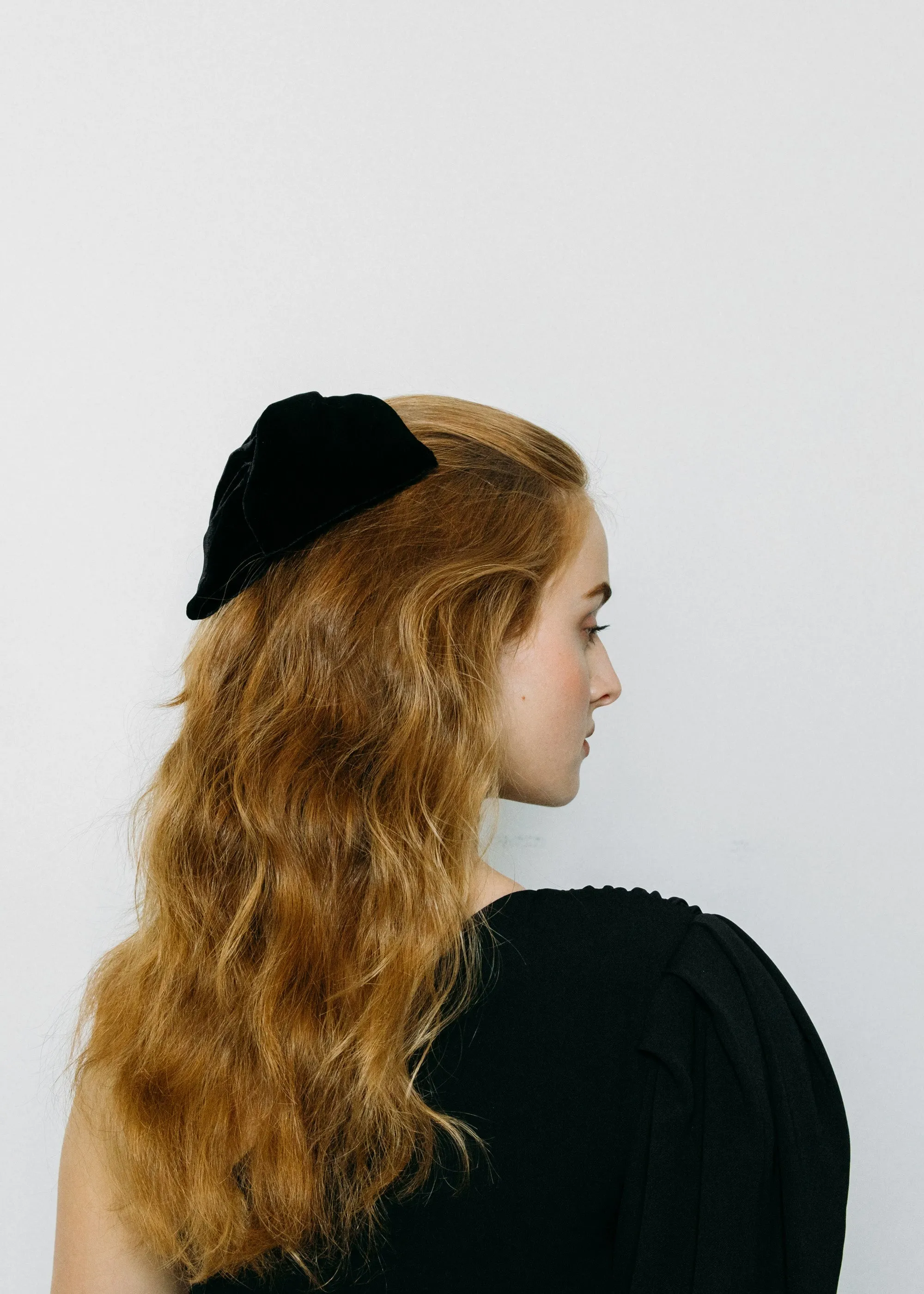 Celine Bow Barrette -- Black