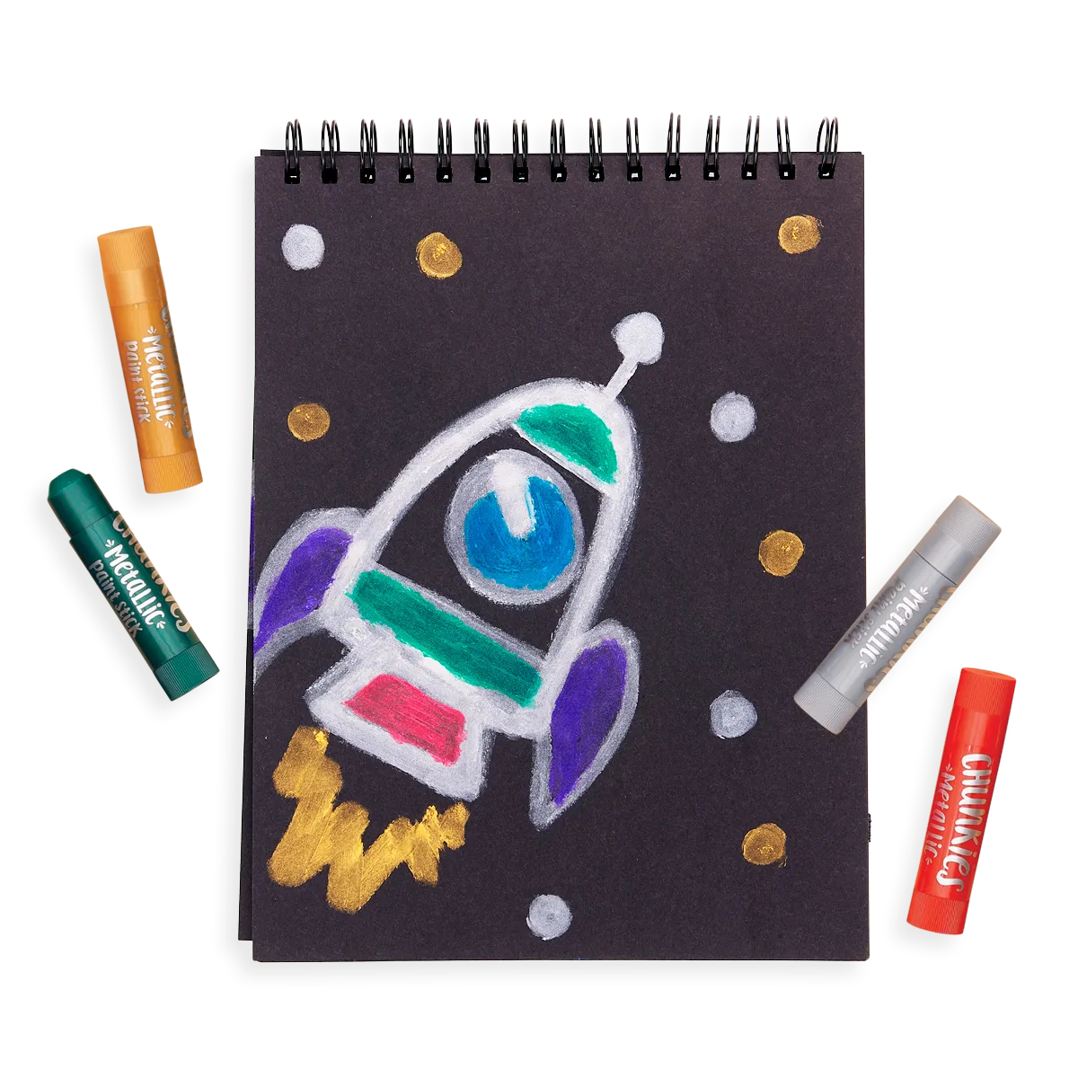 Chunkies Paint Sticks Metallic - Set of 6 by OOLY