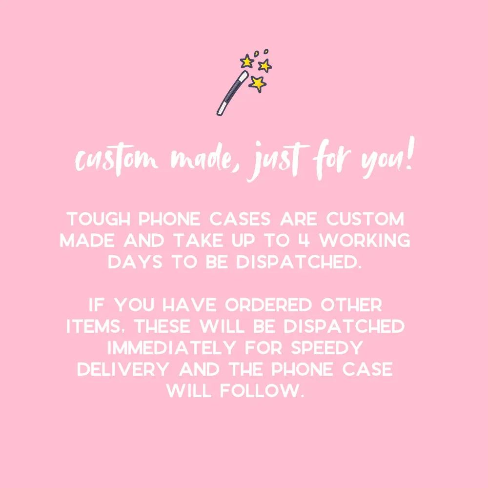 Clear Phone Case - Pink Bows