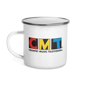 CMT Logo Enamel Camping Mug