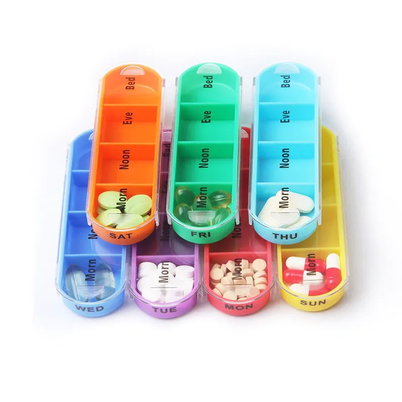 Colorful Pill - Weekly Medicine Organizer