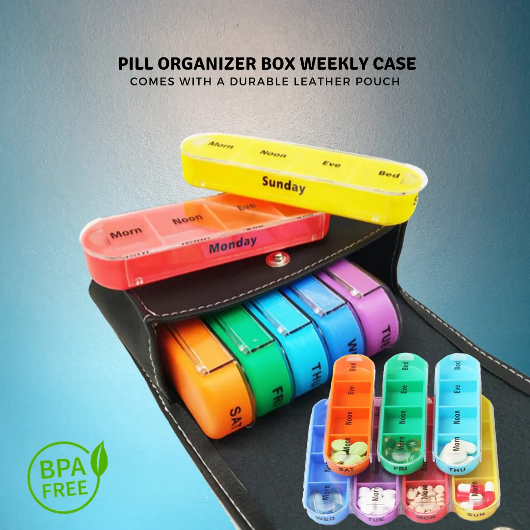 Colorful Pill - Weekly Medicine Organizer