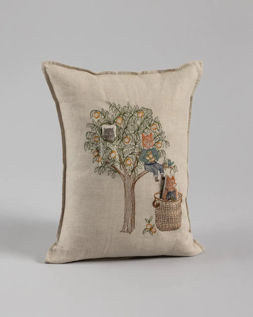 Coral & Tusk Peach Tree Pocket Pillow