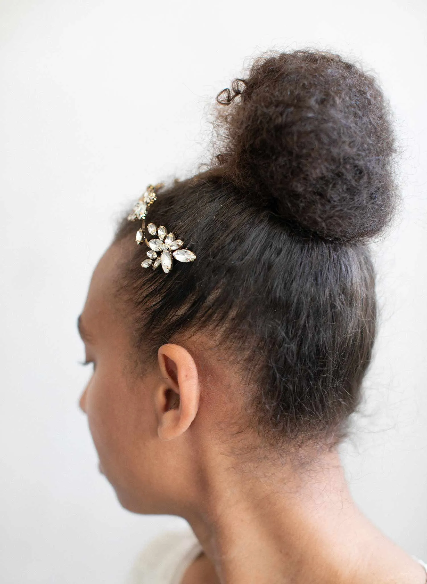 Crystal wavy burst headpiece - Style #919