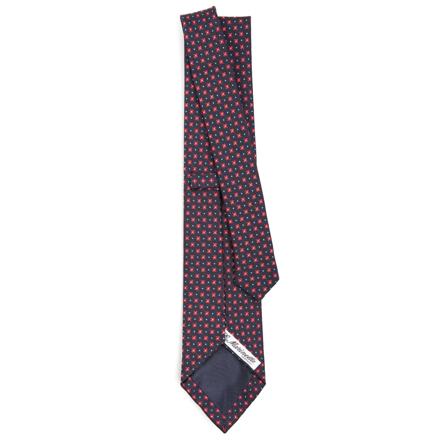 DARK BLUE SARTORIAL JACQUARD SILK TIE