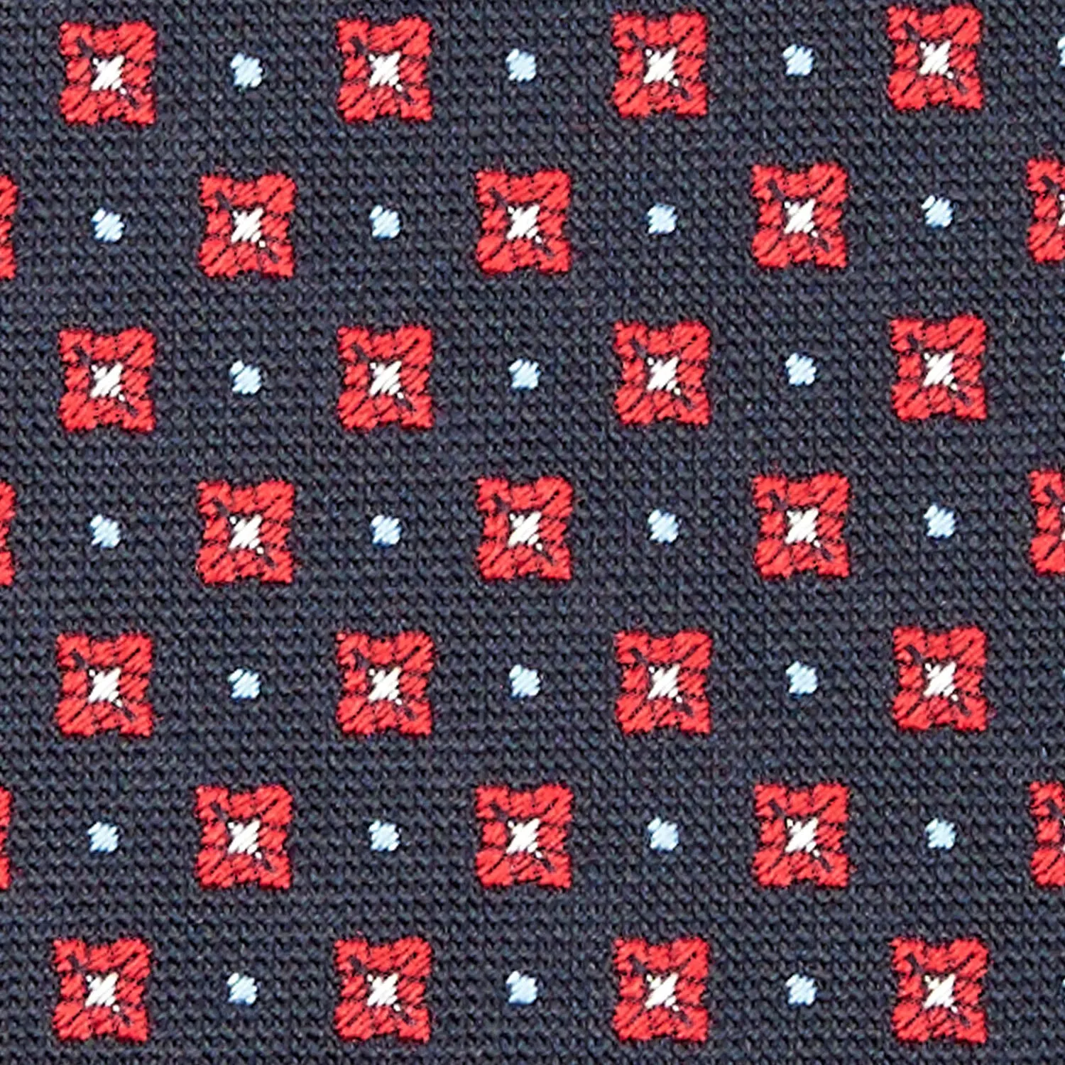 DARK BLUE SARTORIAL JACQUARD SILK TIE