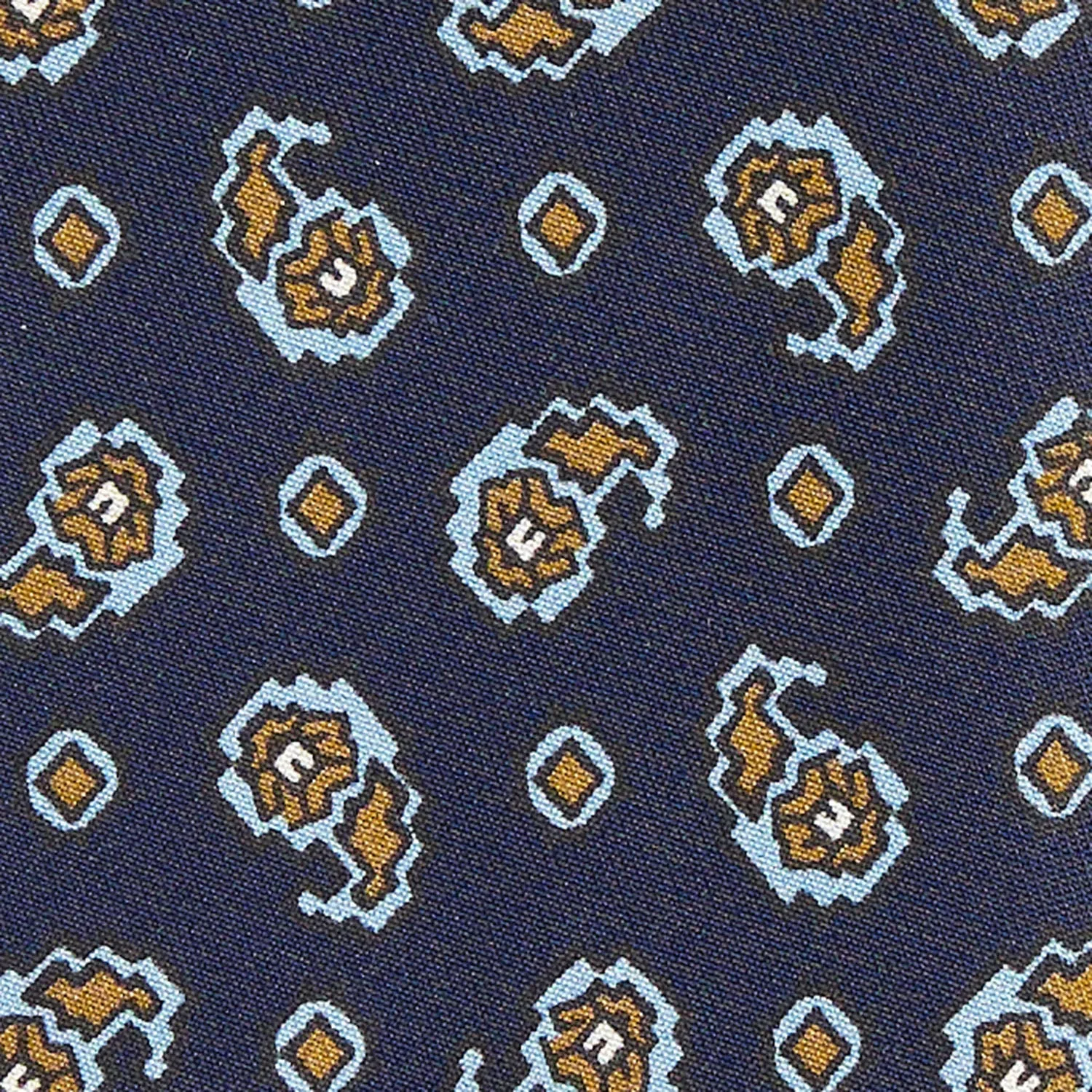 DARK BLUE SILK TIE