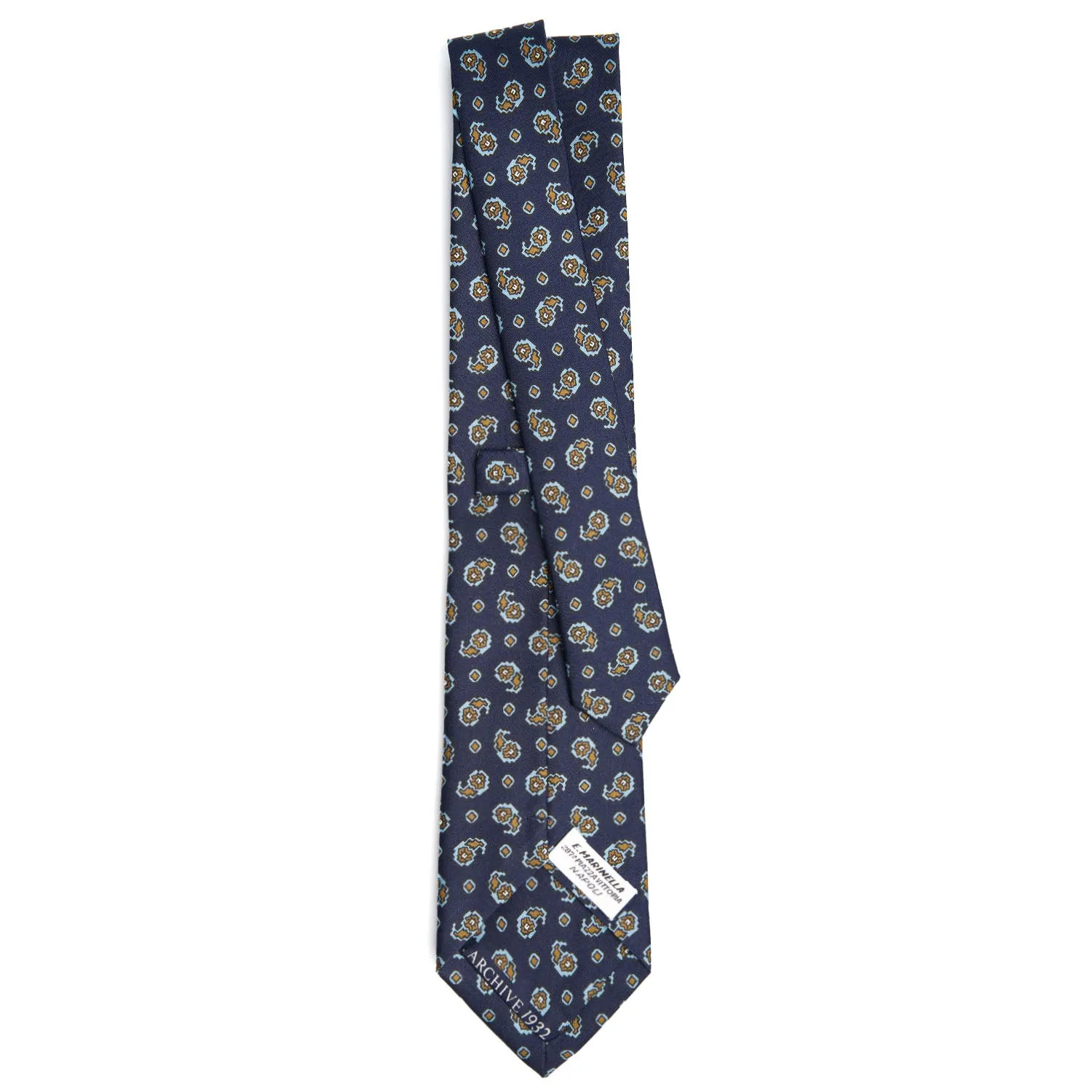 DARK BLUE SILK TIE