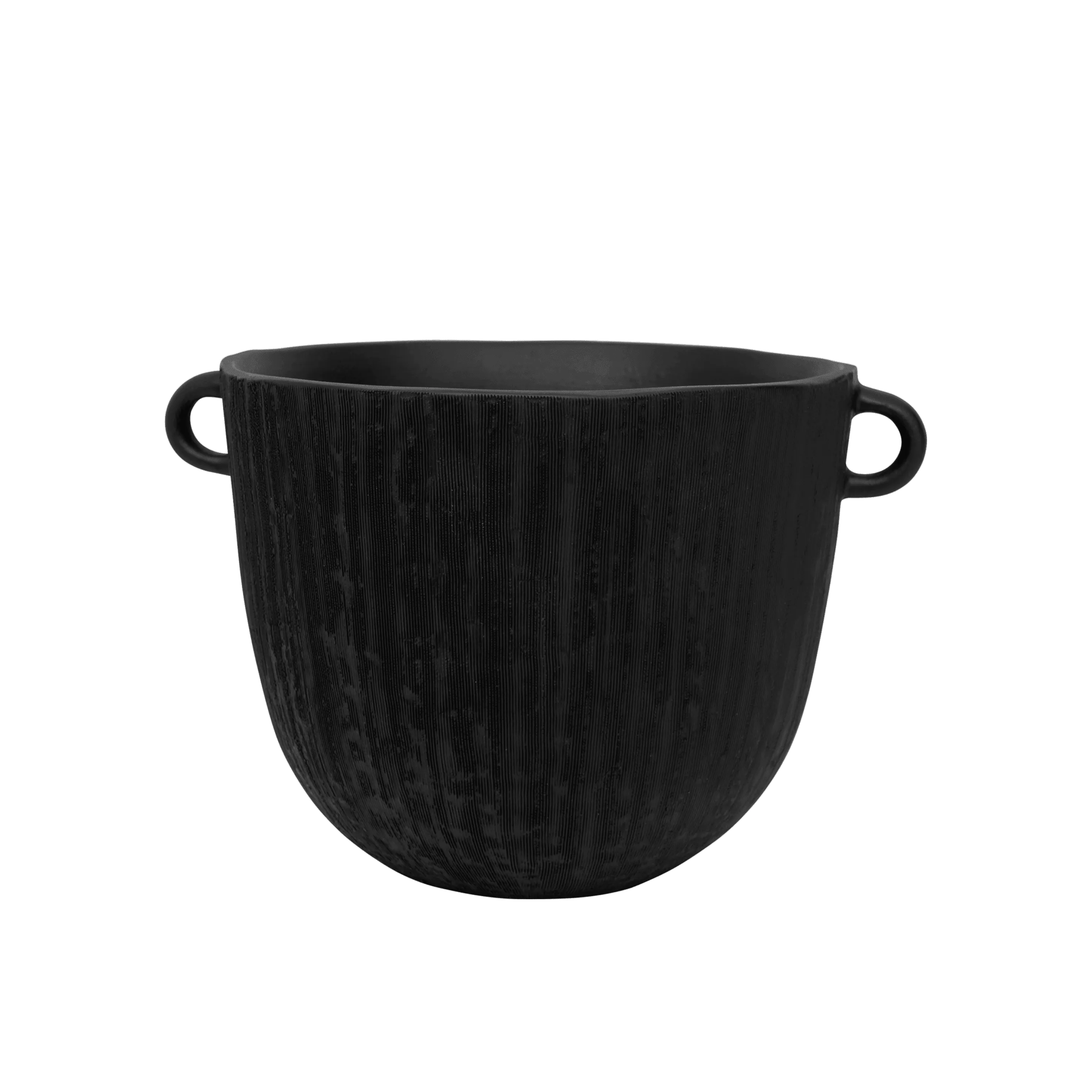Decorative pot Confit Black