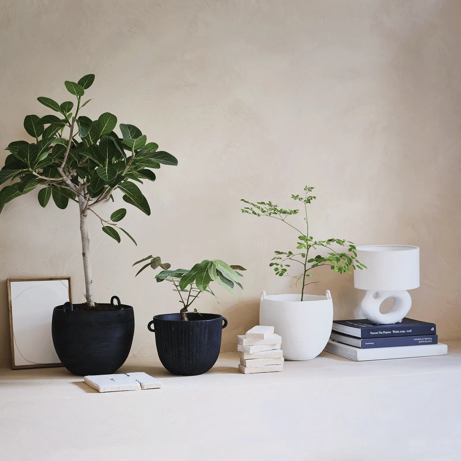 Decorative pot Confit Black