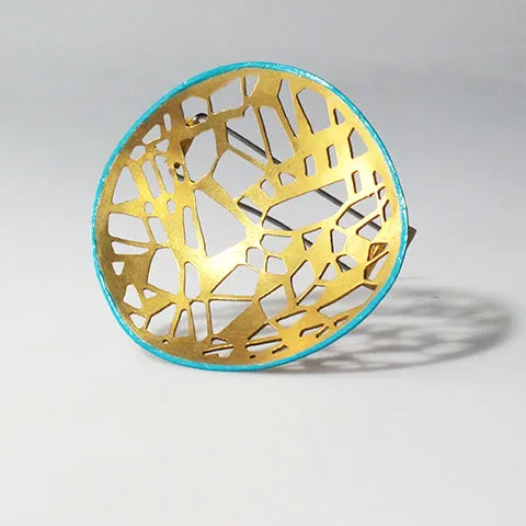 Doodle Brooch-Oval