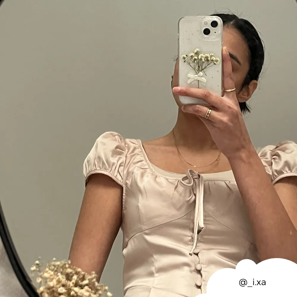 Dried Flowers Clear Phone Case