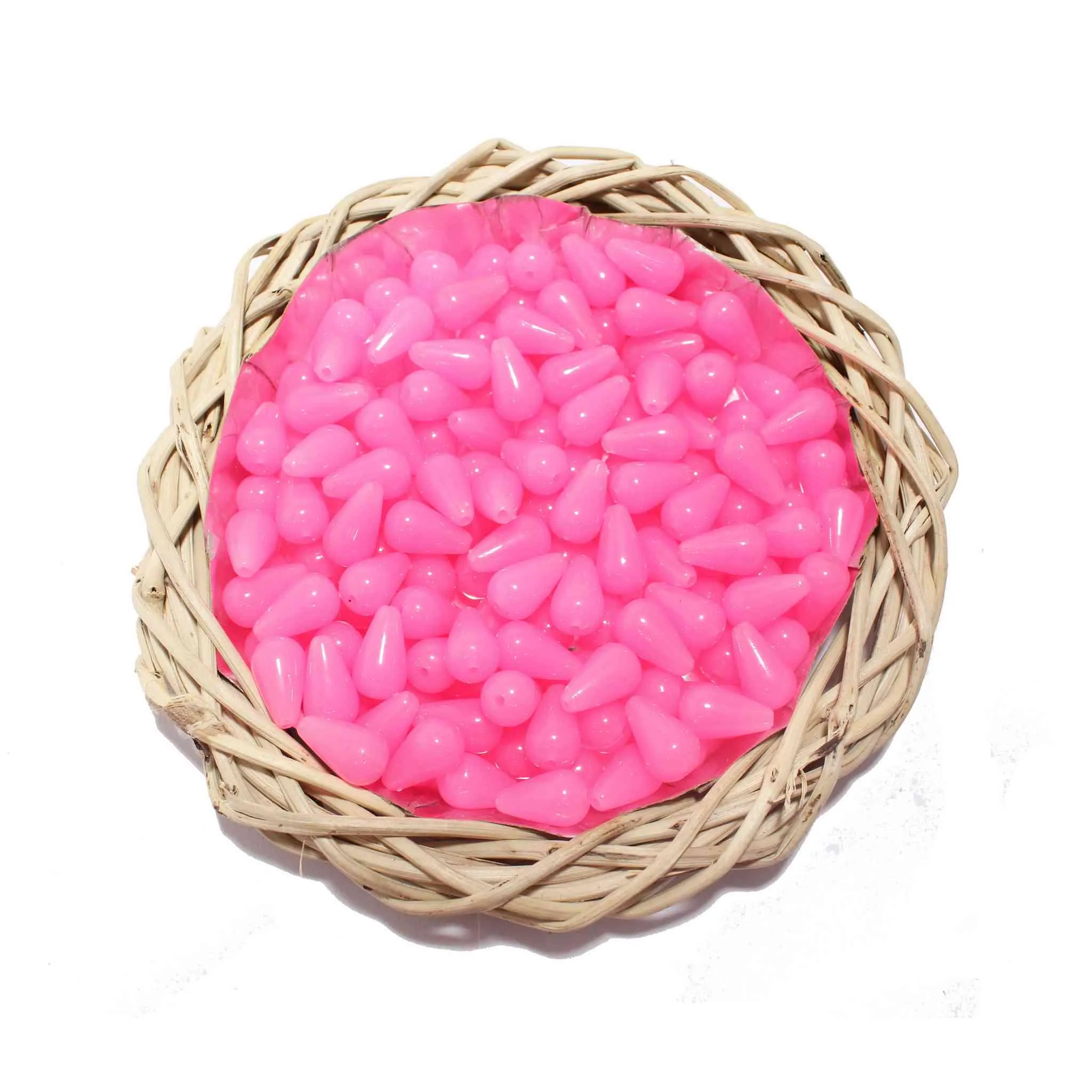 Drop shape Glass Beads for DIY Craft Trousseau Packing or Decoration - 11734-3
