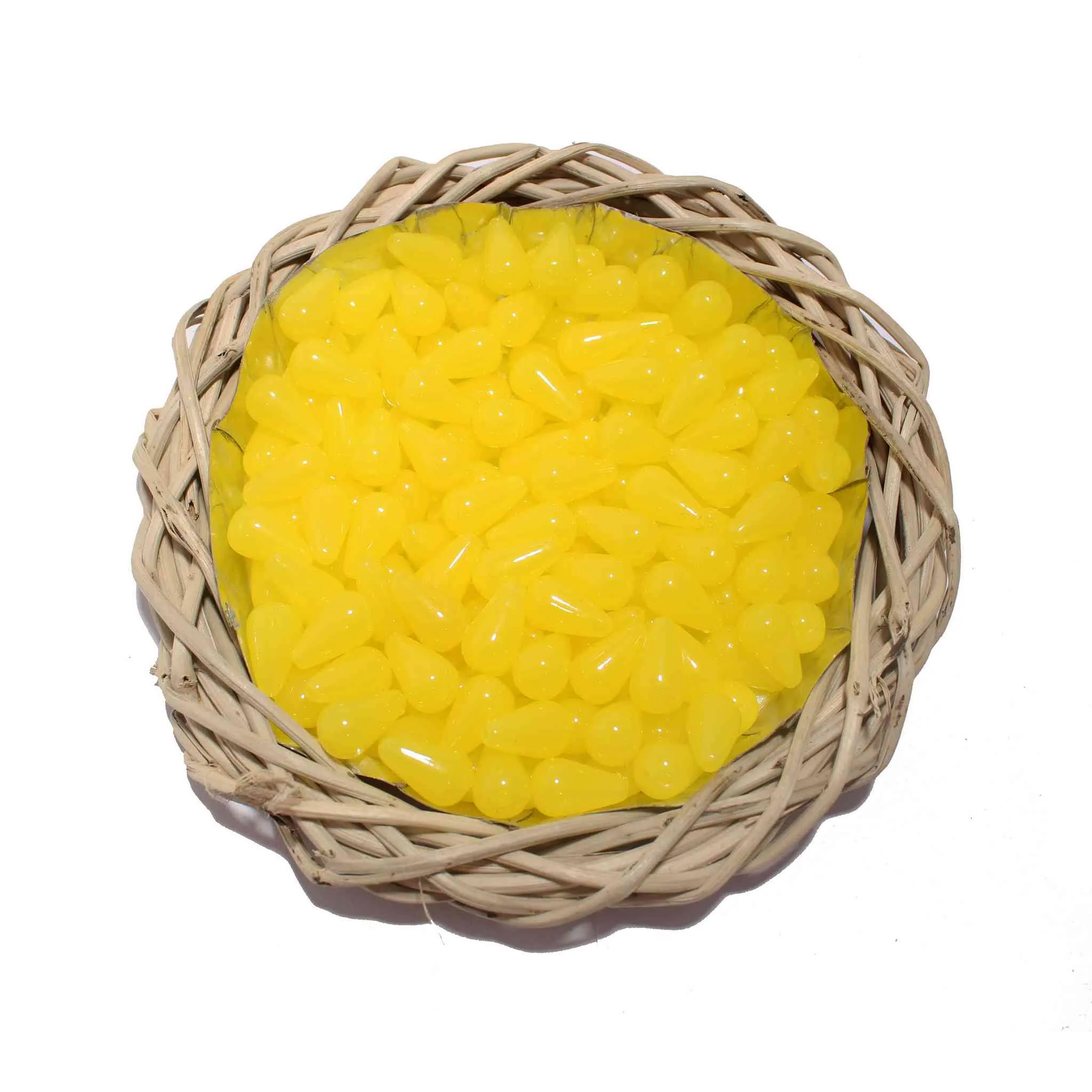 Drop shape Glass Beads for DIY Craft Trousseau Packing or Decoration - 11734-3