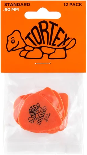 Dunlop Tortex Standard Guitar Picks - .60mm, 10 Pack