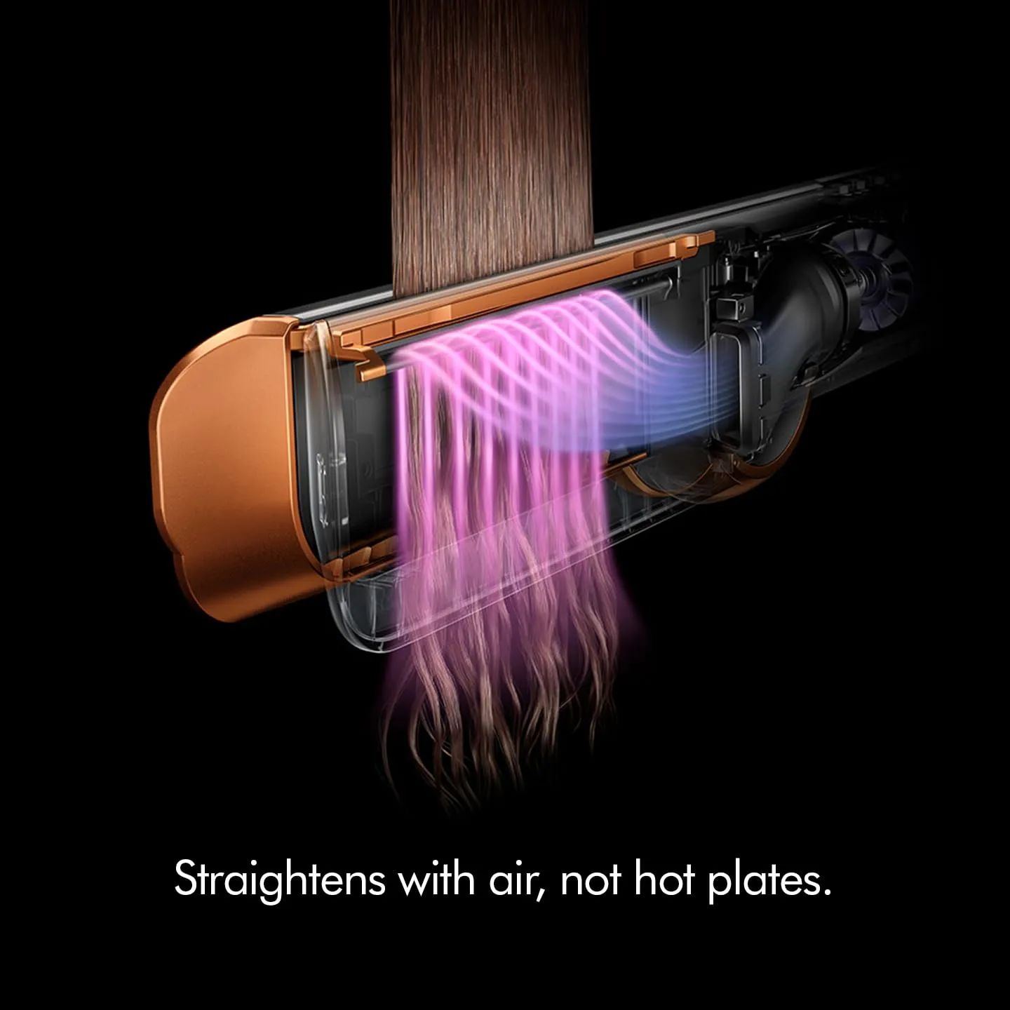 Dyson Airstrait Hair Straightener Red Velvet & Gold