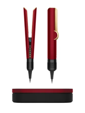 Dyson Airstrait Hair Straightener Red Velvet & Gold