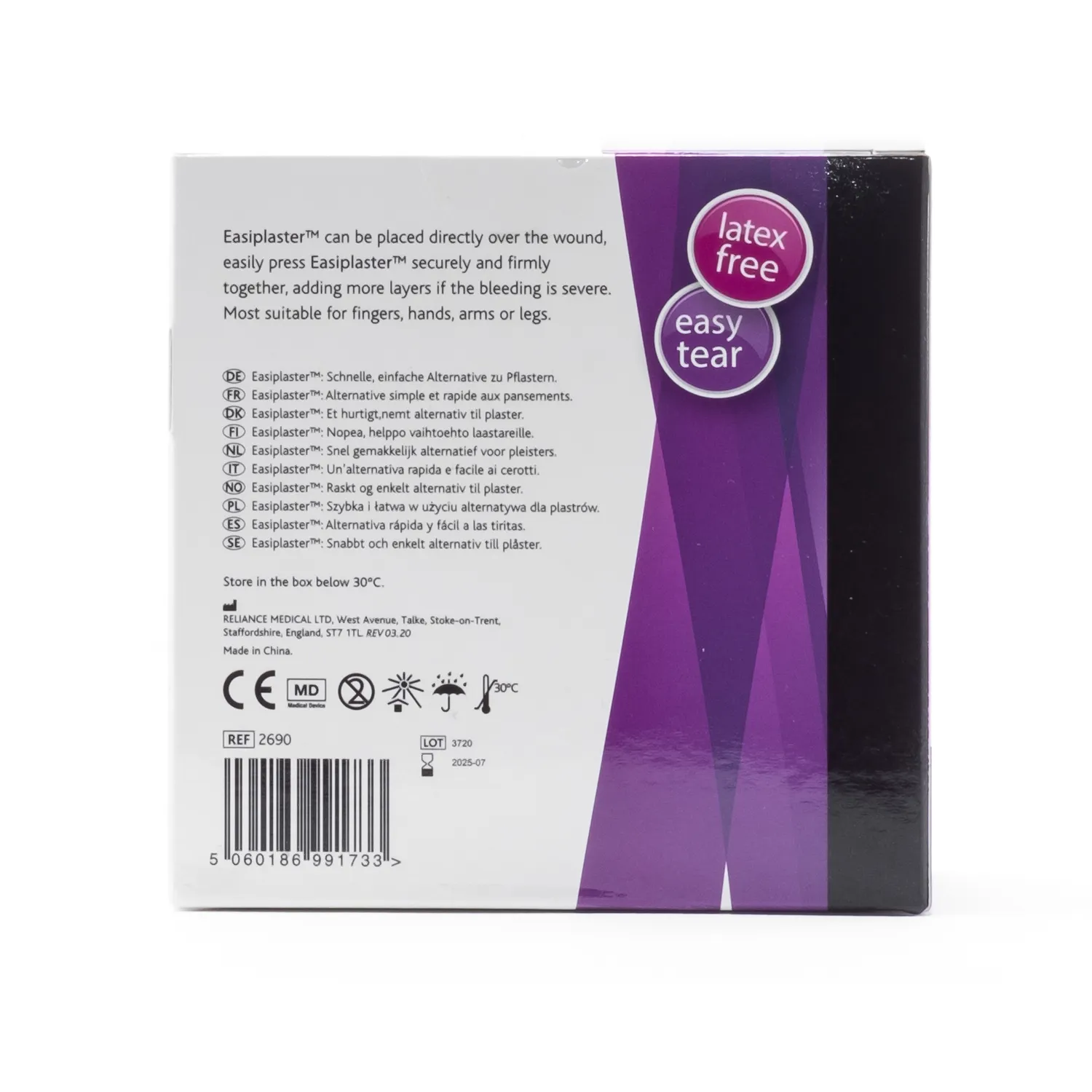 Easiplaster Purple Roll (6cm x 5m)