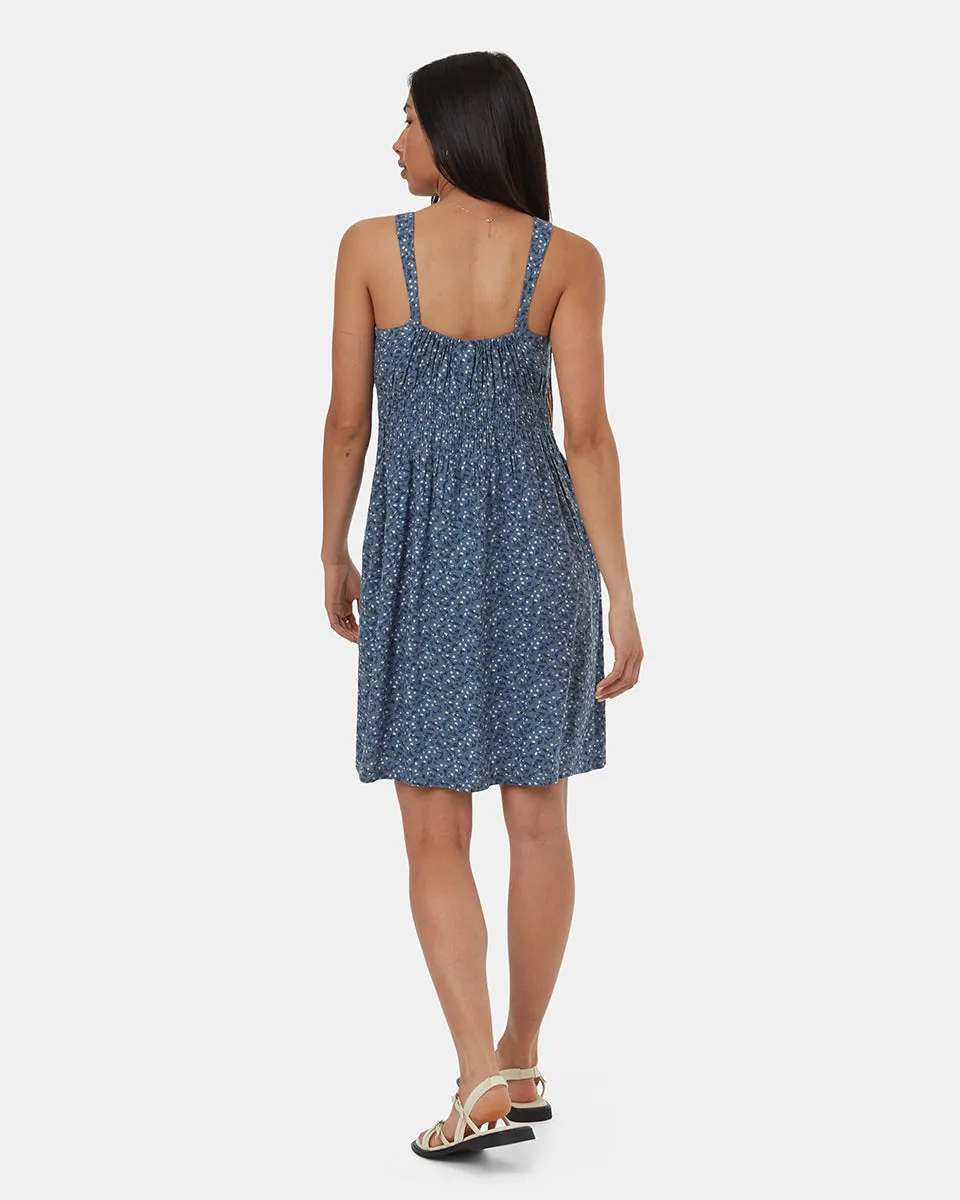 EcoWoven Crepe Smocked Dress