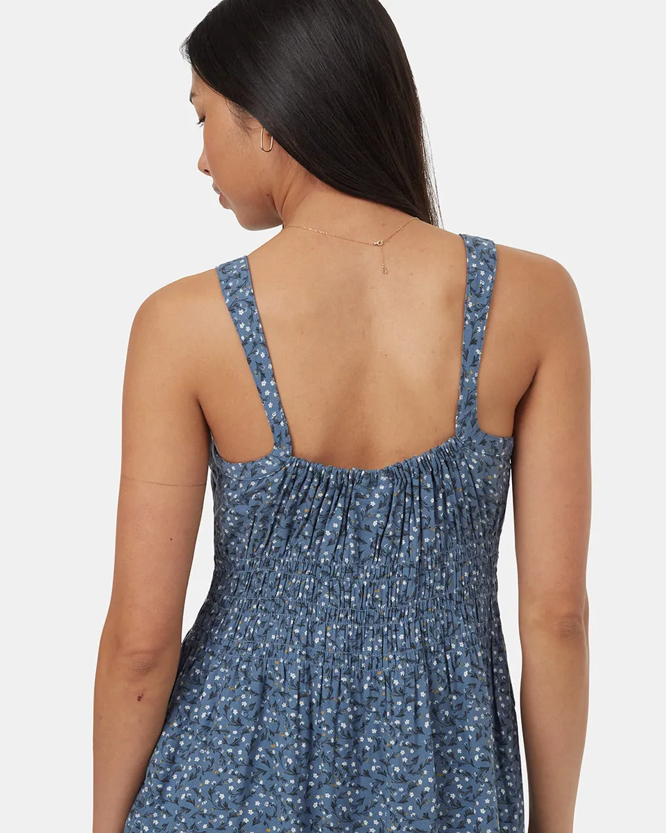 EcoWoven Crepe Smocked Dress