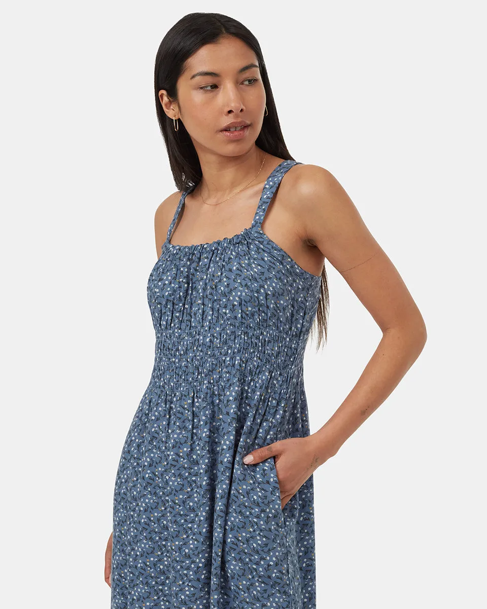 EcoWoven Crepe Smocked Dress
